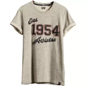 Image of Superdry Mens Vintage Applique Crew Neck Logo T Shirt Small- Chest 36' (91cm)