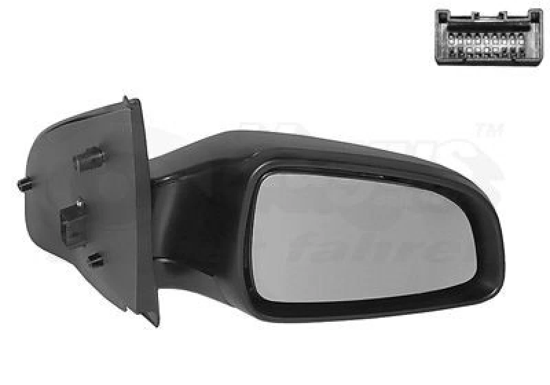 Image of VAN WEZEL Wing mirror VAN WEZEL 3745808