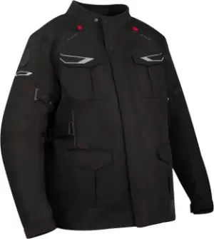 Image of Bering Carlos King Size Motorcycle Textile Jacket, black, Size 2XL, black, Size 2XL