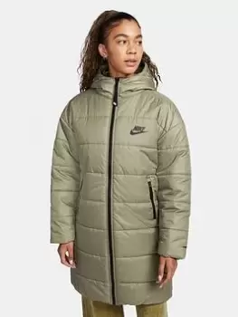 image of Nike Nsw Synthetic Repel HD Parka - Olive Size XS, Women