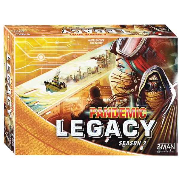 image of Z Man Games ZMG71173 Pandemic Legacy Season 2 Board Game Yellow