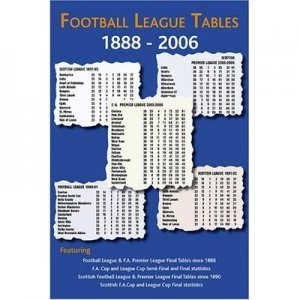Image of Football League Tables 1888-2006 by Michael Robinson Paperback