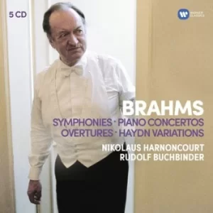 Image of Brahms Symphonies/Piano Concertos/Overtures/Haydn Variations by Johannes Brahms CD Album