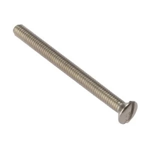 Image of ForgeFix Socket Screw Slotted Raised Head Nickel Plated 3.5 x 25mm Bag 100