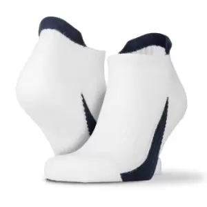 Image of Spiro Unisex Adults Sports Trainer Socks (Pack Of 3) (4/7 UK) (White)
