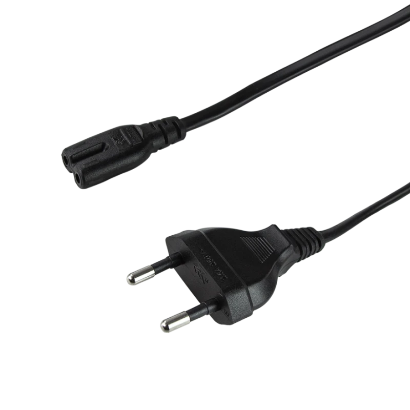 Image of LogiLink Power cable. CEE 7/16 to IEC C7. black. 1 m