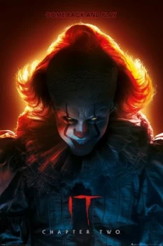 Image of IT Chapter Two (Come back and play) Poster multicolour