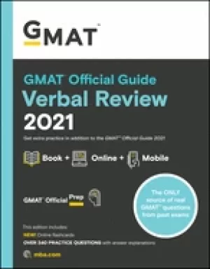 Image of gmat official guide verbal review 2021 book online question bank book onlin