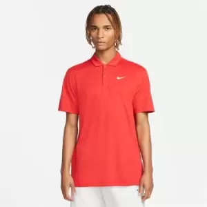 Nike Dri-FIT Mens Tennis Polo - Red