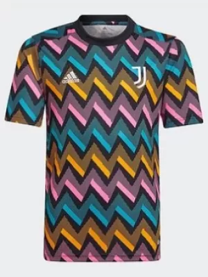 Image of adidas Juventus Pre-match Jersey, Black, Size 11-12 Years