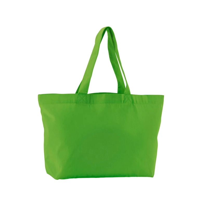 Image of Westford Mill Womens Twill Shopper Bag in Green Green Female One Size
