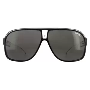 Image of Carrera Aviator Black Crystal Grey Polarized Sunglasses