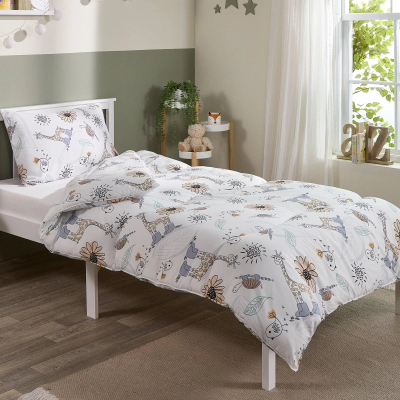 Image of Slumberdown Kids Animal Print Coverless Comfort 4.5 Tog Duvet Animal Print unisex Single