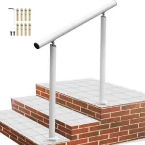 Image of Handrail Outdoor Stairs Outdoor handrail 3 ft, 34" White Transitional for Garden