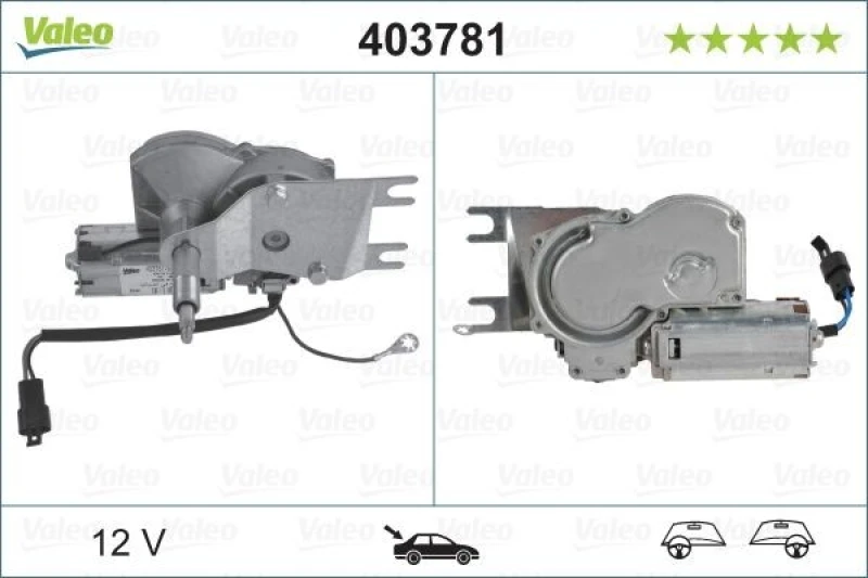 Image of Wiper motor VALEO 403781