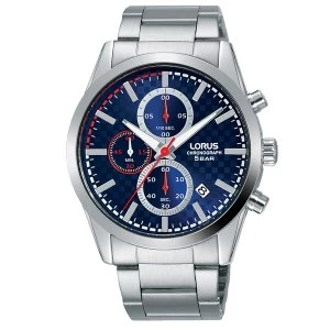 image of Lorus RM391FX9 Mens Dress Chronograph Bracelet Watch