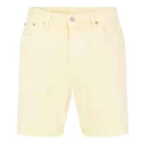 Image of Levis 501 Hemmed Shorts - Yellow