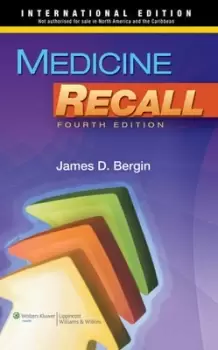 Image of Medicine recall by James D Bergin