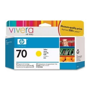 Image of HP Original 70 Yellow Ink Cartridge