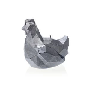 Image of Silver Big Chicken Candle