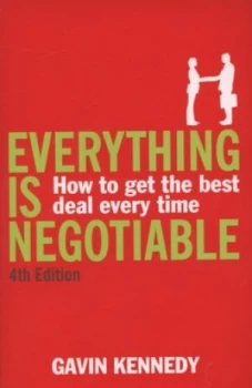 Image of Everything Is Negotiable by Gavin Kennedy Paperback