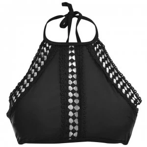 Image of SoulCal Lace Halter Top Ladies - Black