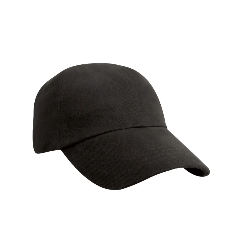 Image of Result Result Men Low Profile Cap in Black One Size Male 5063470683918