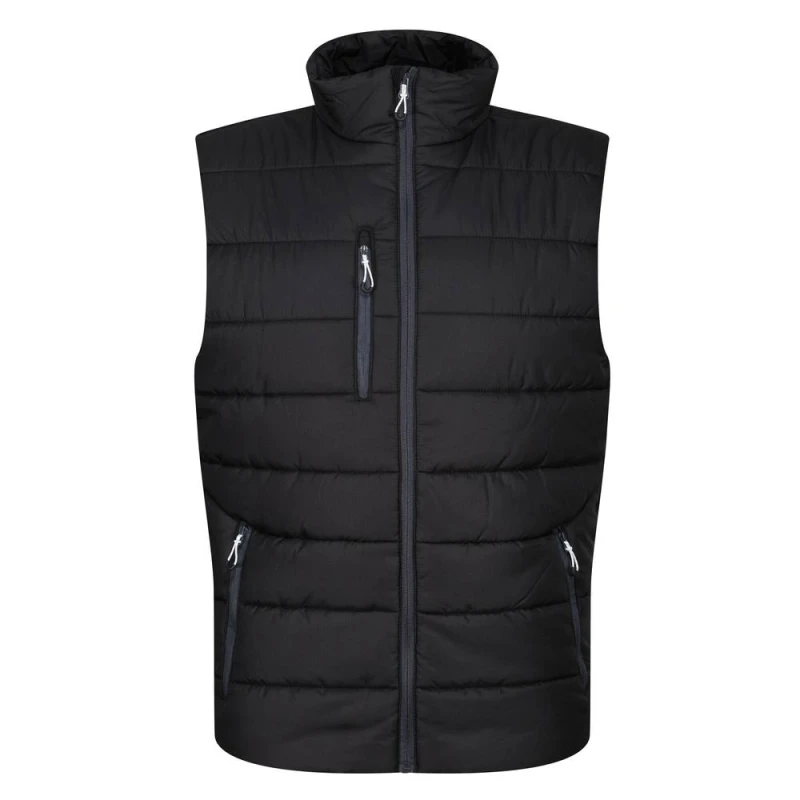 Image of Regatta Professional Mens Thermal Body Warmer Black/seal Grey (Xs)