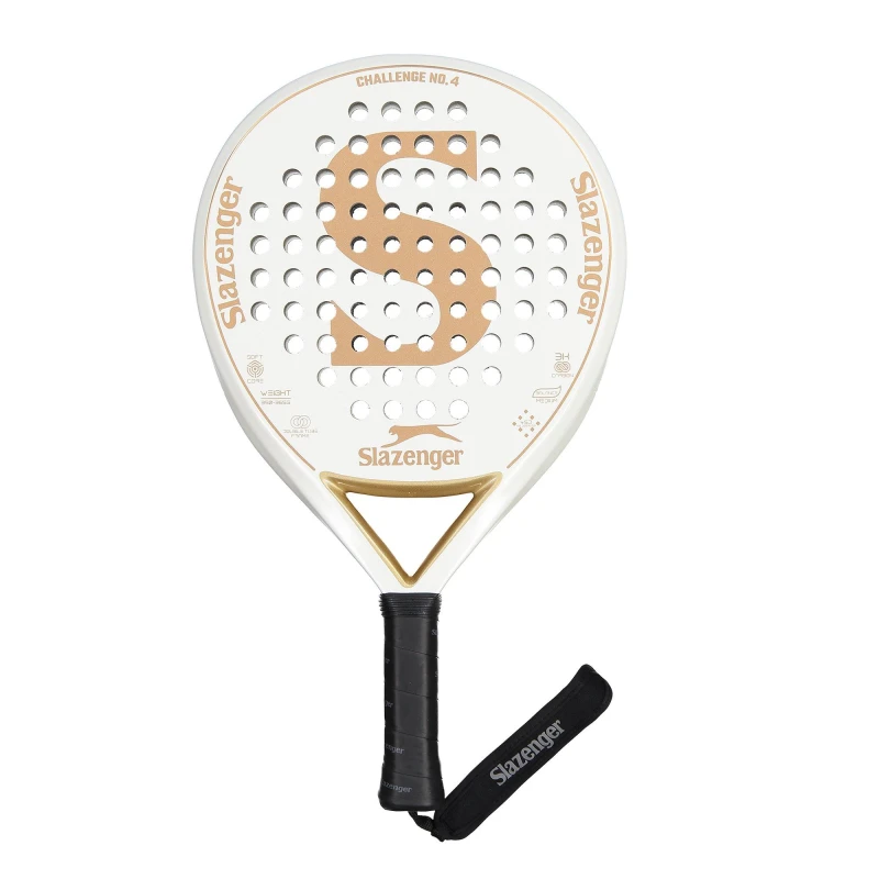 Image of Slazenger Challenger No4 Round Pad 44 - White White One Size