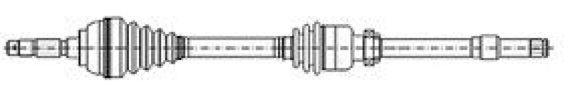 Image of METELLI Drive shaft METELLI 17-1338
