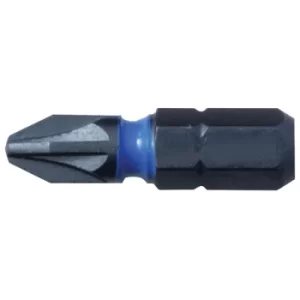 CK Tools T4560 PZ1D Blue Steel Impact Screwdriver Bit 25mm PZ1 Car...