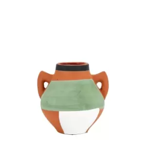 Image of Gallery Interiors Farley Pot in Multicolour