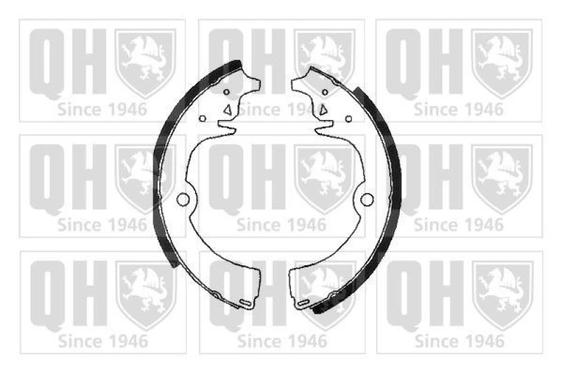 Image of QUINTON HAZELL Brake Shoe Set QUINTON HAZELL BS702