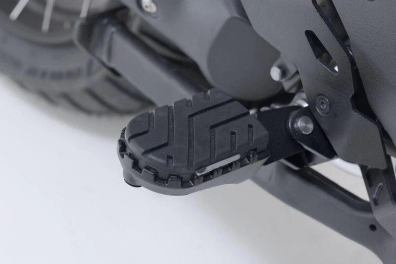 Image of SW-Motech ION footrest kit - Silver. Yamaha Tenere 700 models (19-).