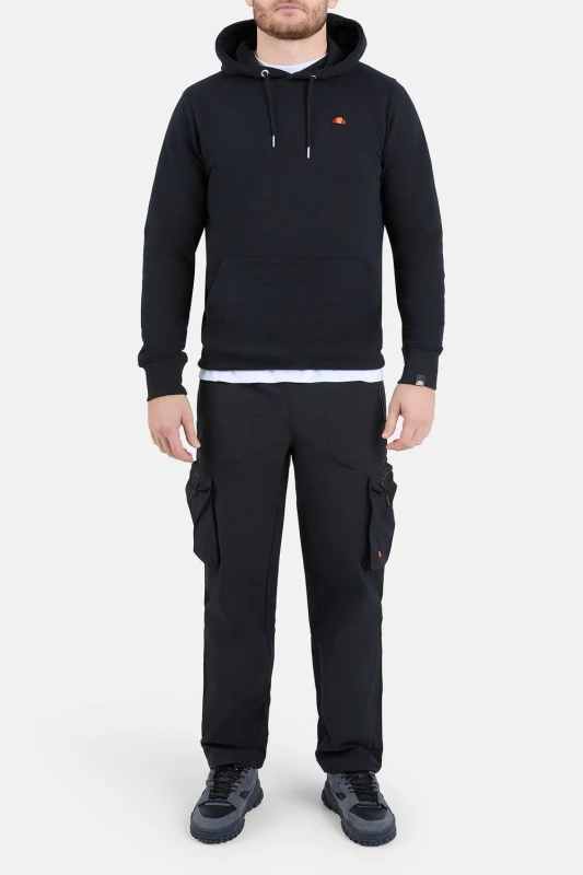 Image of Ellesse Mens Brunate Hoodie in Black Size: Small Black Male S