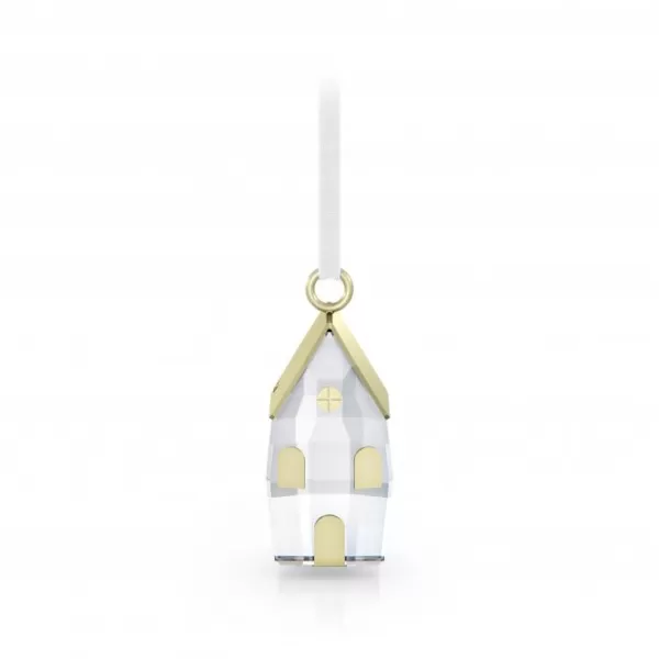 Image of Holiday Magic Ornament Winter Village Crystal Sculpture 5597146