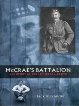 Image of Mccraes Battalion by Jack Alexander Hardback