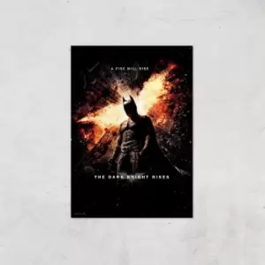 Image of The Dark Knight Rises Giclee Art Print - A4 - Print Only