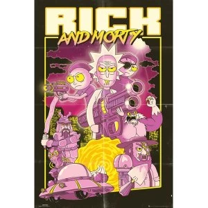 image of Rick and Morty Action Movie Maxi Poster