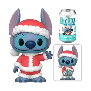 image of Disney Lilo & Stitch Holiday Stitch Vinyl Soda with Collector Can