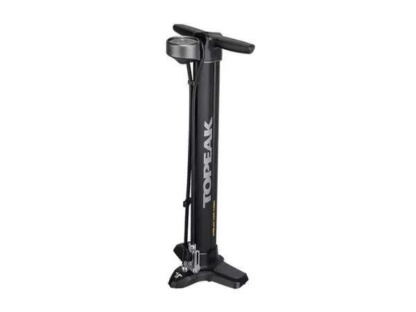 image of Topeak Joeblow Twin Turbo Floor pump Pressure gauge - Black