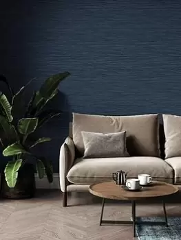 Image of Superfresco Easy Serenity Plain Wallaper - Navy
