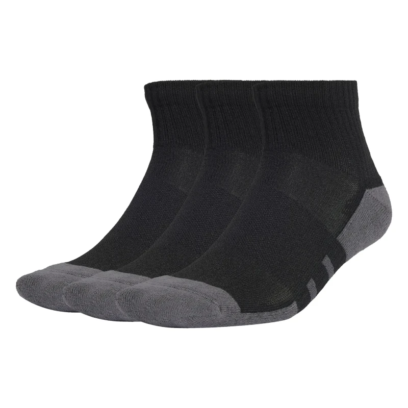 Image of Football Socks adidas Essentials Climacool Quarter (x3) Noir Unisex 34/36