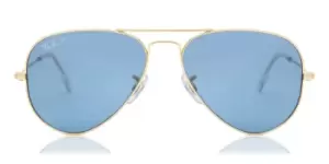 image of Ray-Ban Sunglasses RB3025 Aviator Large Metal Polarized 9196S2