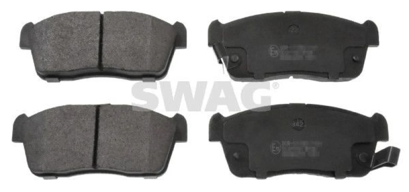 Image of Brake pad set SWAG 62 11 6048