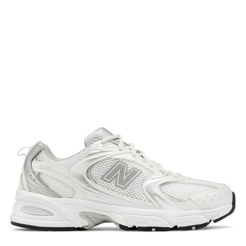 Image of New Balance 530 trainers in silver Silver UK 5 (EU 38)
