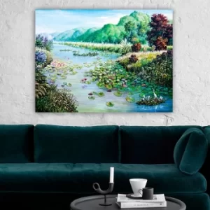 Image of 98635826_70100 Multicolor Decorative Canvas Painting