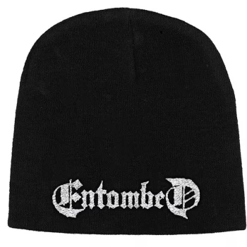 Image of Entombed - Logo Unisex Beanie Hat - Black