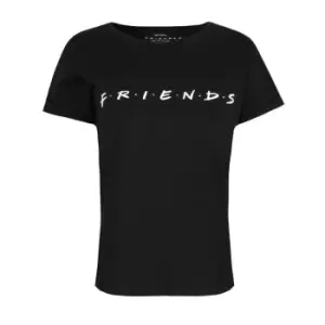 Image of Logo Mania Titles Logo T-Shirt - Black