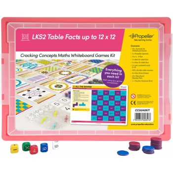 Image of LKS2 Cracking Table Facts Pack of 20 - Propeller
